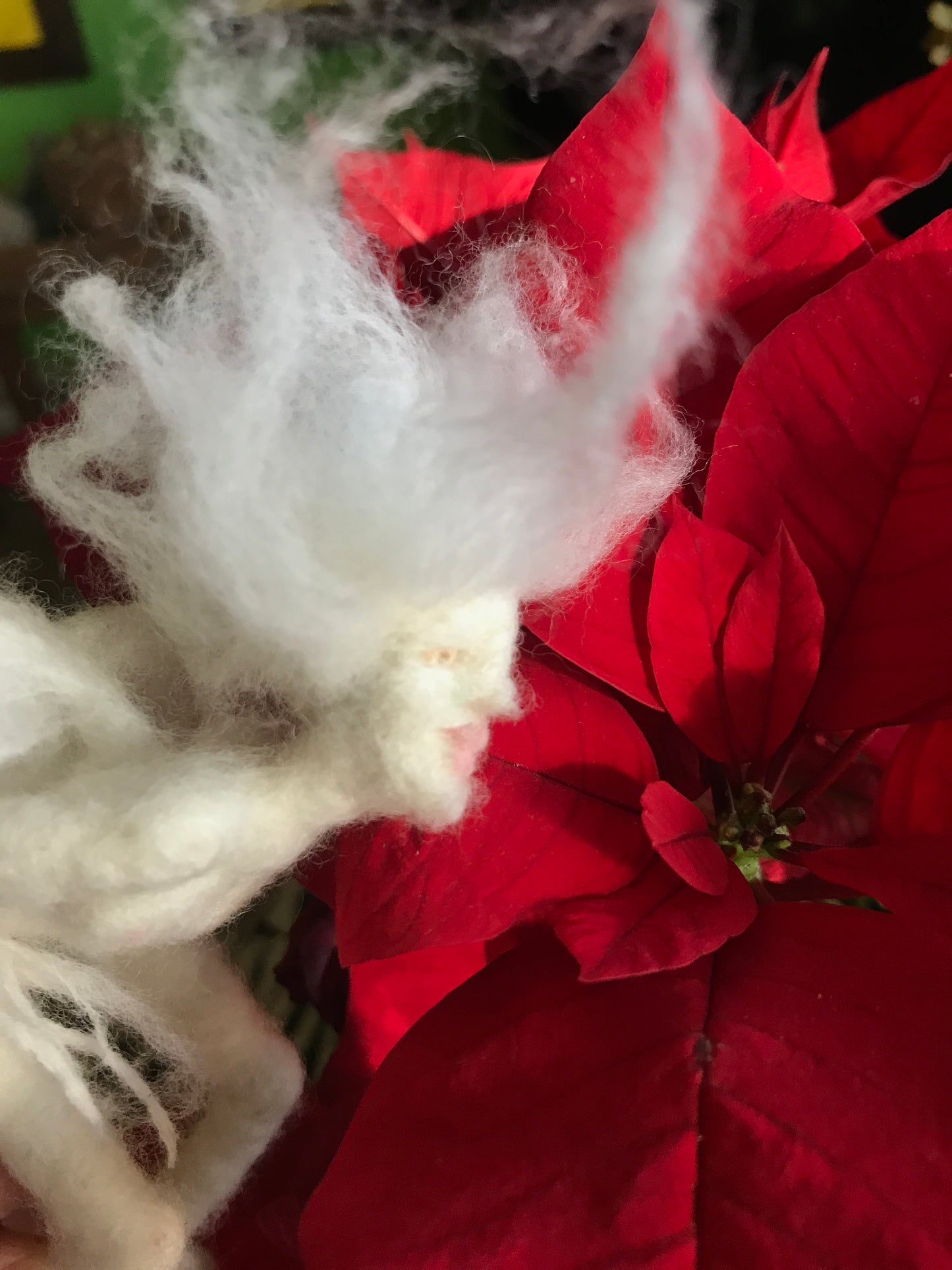 Feutrage à l’aiguille: L’ange de Noël