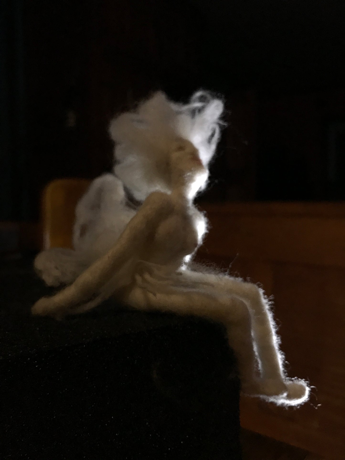 Feutrage à l’aiguille: L’ange de Noël