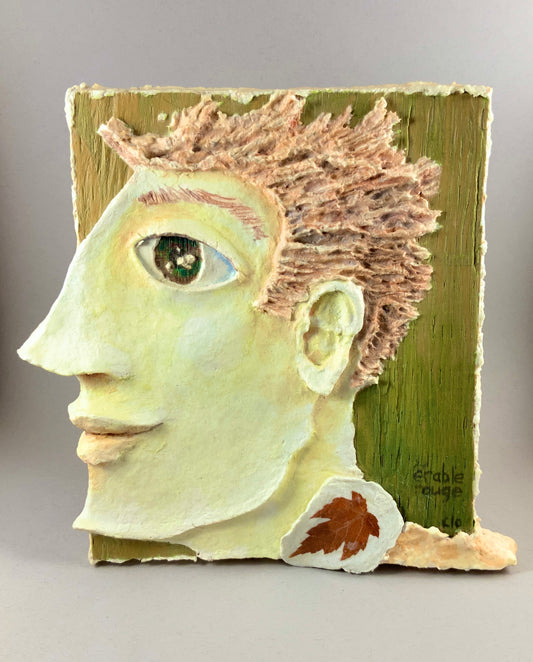 Bas relief herbier-Érable rouge