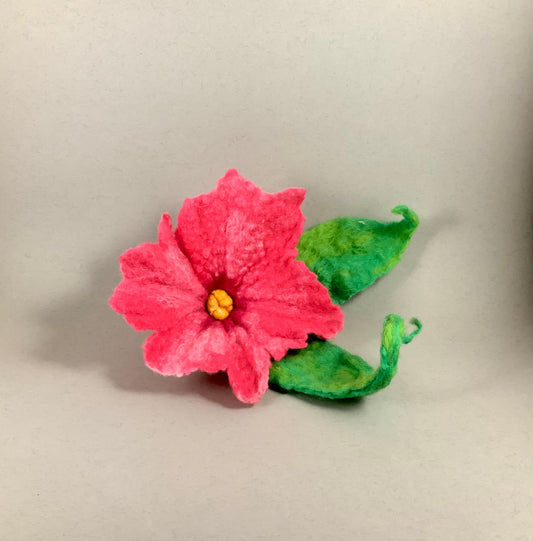 Grande fleur feutrée #3